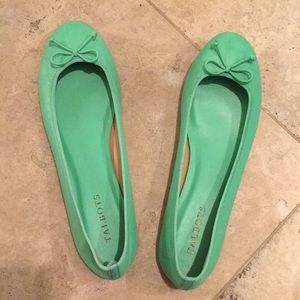 Never-worn Mint Green Talbots Flats